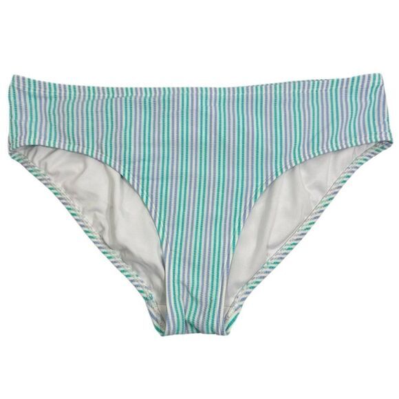XHILARATION TEXTURED STRIPE BIKINI BOTTOM 16W/18W‎ PLUS SIZE - Picture 1 of 4